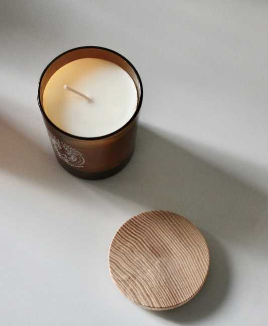 Natural Soy Wax Candle - Cedarwood & Date